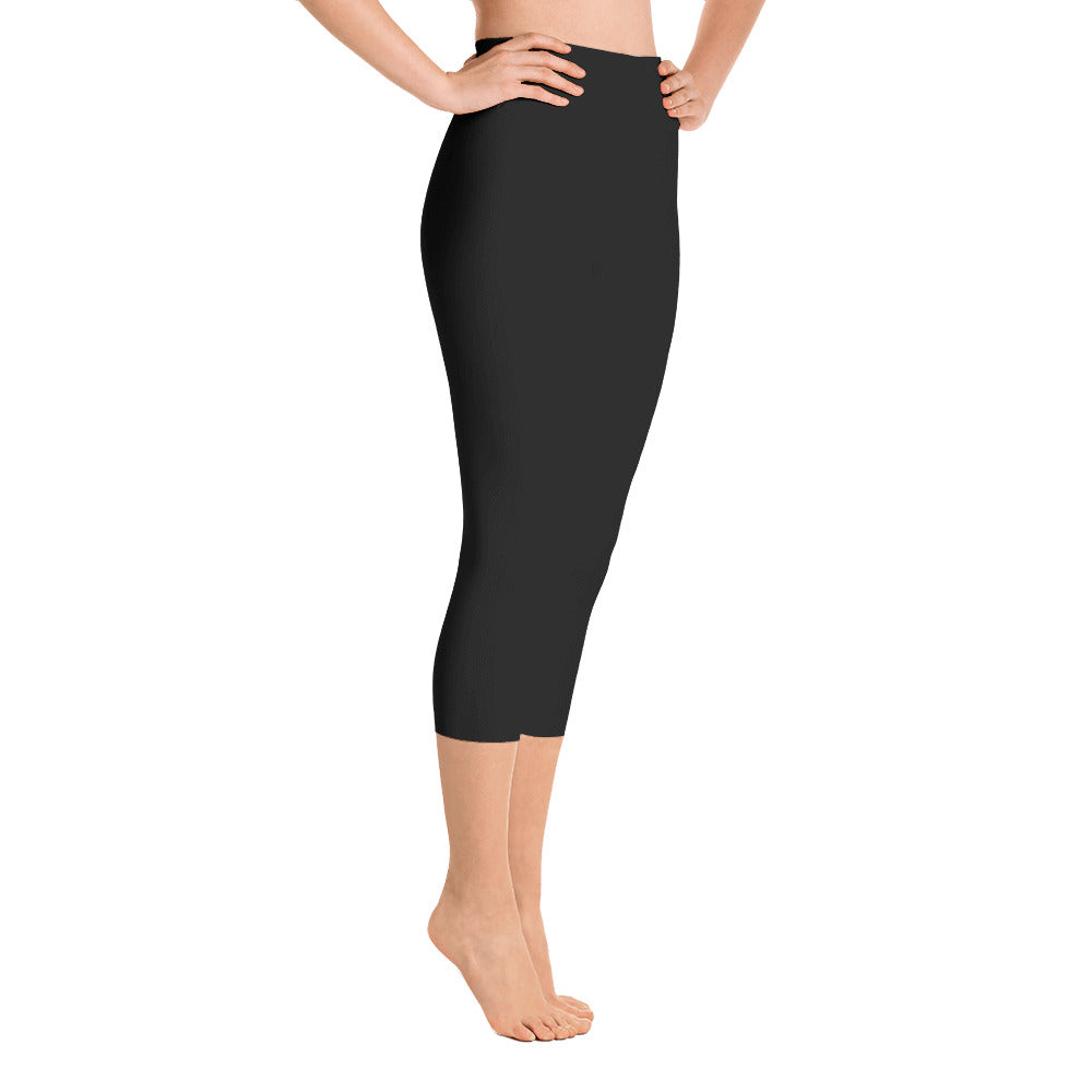 Black Yoga Capri Leggings - Mila J & Co.